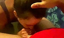 Wife Gives Intense Hotel Blowjob