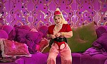 Granny Jeannie magical mystery genie fuck & creampie in cosplay