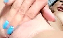 Latina Brunette Masturbates With Toys