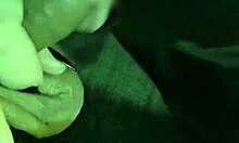 Goth Gives Sensual Blowjob Swallows Cum Till She Gags on It