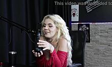 Loira Explica Como Fazer Um Bom Sexo Anal Demonstra Seu Boquete E Gemido Ao Enfiar No Cu - Kyra Sex Sheer Red