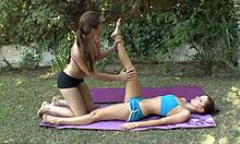 dani daniels seduces lily carter post-yoga