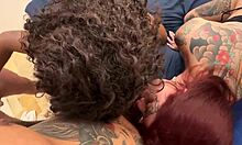 Couple Swaps With Two Whores In Orgy!