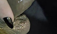 Goth Gives Sensual Blowjob Swallows Cum Till She Gags on It