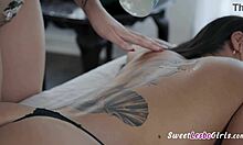 Octavia red megan mistakes beautiful sexy teen brunette seduced by busty blonde masseuse tender