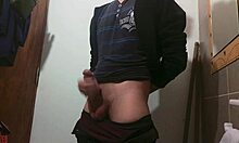 A Comfy Cock-Play in the Bathroom with Monster Cock