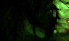 Suck it, you slut with natural big tits, lick this monster cock