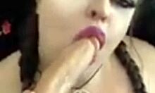 What does Kandy Kane do in this homemade video?