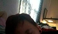 Slut girlfriend sucks monster cock for cum in mouth with boyfriend watching