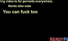 Big tit slut tricked into swallowing nerd's dick in reality