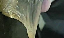 Goth Gives Sensual Blowjob Swallows Cum Till She Gags on It