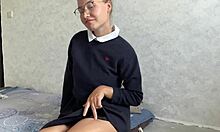 young teacher wife squirts wet orgasm in public masturbation session