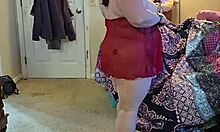 BBW IN LINGERIE STRIPTEASE!!