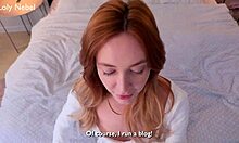 Sexy influencer licks cameltoe and shows taboo legs in public