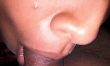 Latina Sucks Cock Slowly And Milks Cum With Hands