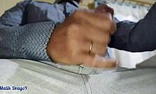 malik drago9 gets super horny at work, jerking his monster cock and cumming hard.