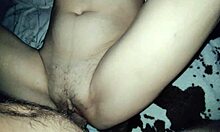 Rough anal fucking skinny wife's tight ass POV