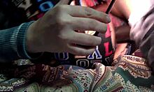 Stepsister cheats on boyfriend with stepbrother's best friend. Her tight pussy gets creampied.