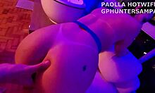 Paolla Hotwife Mama Fucks With Masked Naughty Eater Of Married Women Come To Red