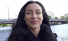 German Scout Picks Up Latina Teen For Rough Outdoor Fuck