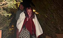 Shining xxx vlog z javnim creampiejem v outdoor grobi seji