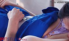 Alternative nurse gets eaten! Then swallows load!