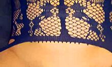 wife opens up in stockings for rough pov