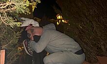 The shining xxx vlog with public creampie in outdoor rough session