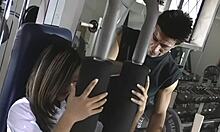 petite teen asian lucy fucks in the gym mommy handjob deepthroat asshole bent over lick doggystyle heels