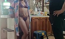 Latina Neighbor Calls for Help, Ends Up Getting Her Big Ass Fucked Hard by Husband's Friend, Screaming in Pleasure