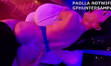 Paolla Hotwife Mama Fucks With Masked Naughty Eater Of Married Women Come To Red