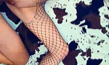 wife opens up in stockings for rough pov