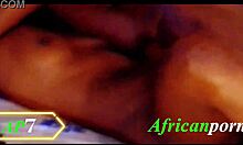 Watch the ebony girl get fucked hard in missionary while licking and diving into wet pussy