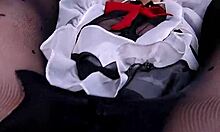 i taught my neon haired doll an anal lesson and came inside her