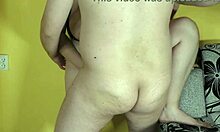 Bbw milf wife receives fast breeding creampie in her fertile pussy.