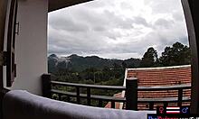 amateur teen couple travels and fucks in thailand mountains