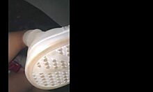 Skinny student girlfriend roleplaying uniform sex 😜