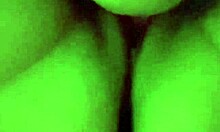 Plump asian housewife wants to lick pussy in bedroom