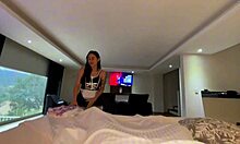 watch the maid fuck her boss and remove the condom