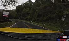 amateur teen couple travels and fucks in thailand mountains