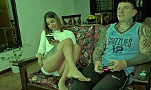 Stepsister Grabs Cock For Anal Creampie Play