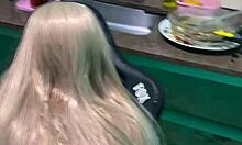 Stepson arrives with cum-filled panties and sex toy