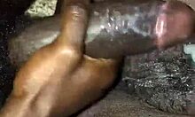 Flowing cum creampie action