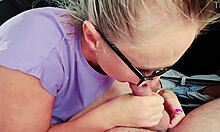 Mom's friend gives BJ in car 😏