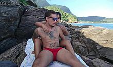 Did I fuck Soraya Castro's tight pussy on the beach and cum inside?