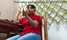 the neighbor asked for salt but got a european blowjob and chocolate cock