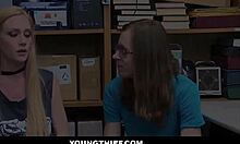 Emma Starletto Fucked By Guard In Shop!