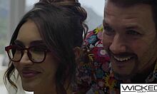 Min varme nerdy store pattede kæreste hjalp mig så jeg kneppede hende hårdt