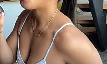 She Satisfies Her Stepbrothers' Appetite - Amateur Couple