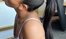 She Satisfies Her Stepbrothers' Appetite - Amateur Couple